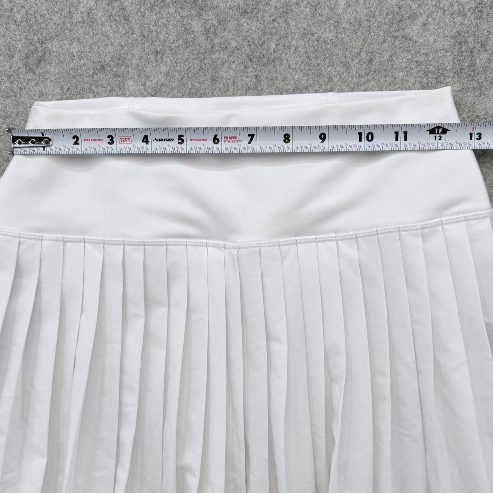 YPB Abercrombie Pleated Tennis Skort Womens S White Active Golf Athletic Skirt - Picture 5 of 6